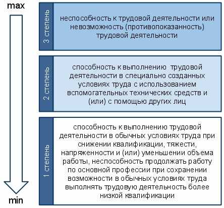 Степени групп инвалидности: типы и особенности