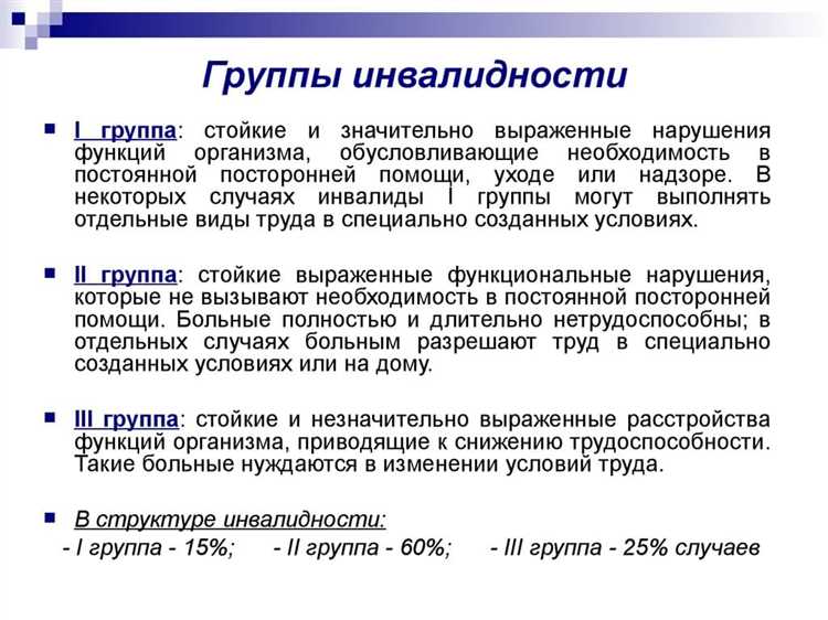 Виды льгот и компенсаций для инвалидов I группы