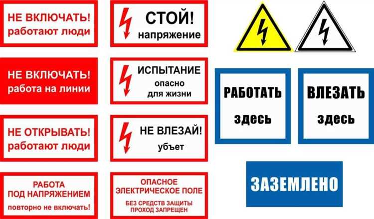 Классификация плакатов и знаков по электробезопасности